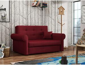 BELA SILVER 2 kinyitható kanapé tárolóhelyekkel - piros