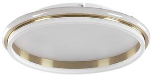 Fehér és arany fém LED mennyezeti lámpa ⌀ 64 cm TAPING