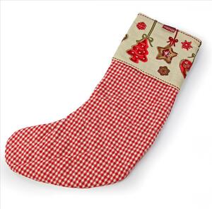 Karácsonyi kandalló zokni