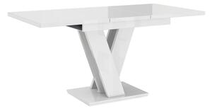 NAPUREN kinyitható étkezőasztal - beton / fehér