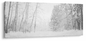 Kép - Fából készült móló télen (120x50 cm)