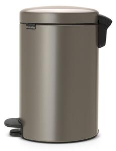Szürke acél pedálos szemetes 12 l NewIcon – Brabantia