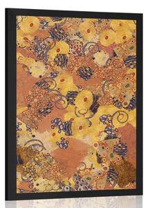 Poszter absztrakciót G. Klimt ihlette