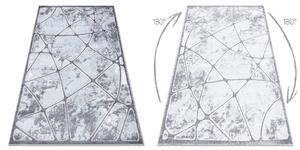 Modern MEFE szőnyeg B401 - Structural két szintű gyapjú sötétszürke