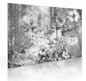 Üveg kép - Romantikus kert (70x50 cm)
