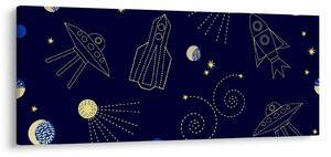 Kép - Univerzum (120x50 cm)