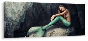 Kép - Hableány a sziklán (120x50 cm)