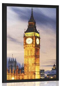 Big Ben éjszakai poszter Londonban