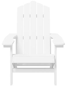 VidaXL 2 db fehér HDPE kerti adirondack szék