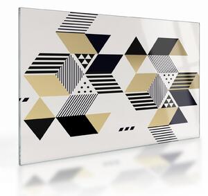 Üveg kép - Geometriai formák N⁰1 (70x50 cm)