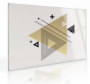 Üveg kép - Geometriai formák N⁰4 (70x50 cm)