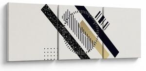 Kép - Geometriai formák N⁰5 (órával) (90x30 cm)