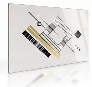 Üveg kép - Geometriai formák N⁰6 (70x50 cm)