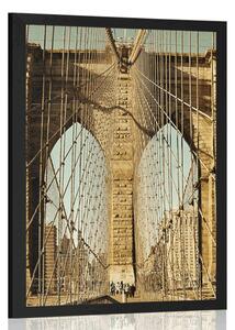 Poszter Manhattan híd New York ban