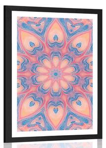 Poszter paszportuval hipnotikus Mandala