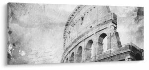 Kép - Vintage képeslap a városról N⁰1 (120x50 cm)