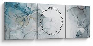 Kép - Kék márvány (órával) (90x30 cm)