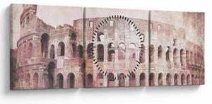 Kép - Vintage képeslap a városról N⁰2 (órával) (90x30 cm)