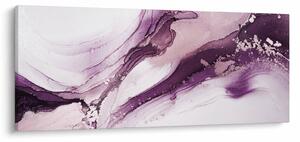Kép - Lila folyadék művészet (120x50 cm)