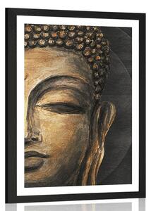 Poszter paszportuval Buddha arc