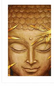Poszter paszportuval mosolygó Buddha