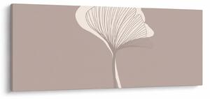 Kép - Bézs színű levelek N⁰3 (120x50 cm)