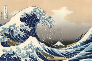 XXL Poszter Katsushika Hokusai - The Great Wave off Kanagawa