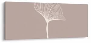 Kép - Bézs színű levelek N⁰5 (120x50 cm)