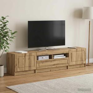VidaXL 5 darabos LED TV szekrény Kézműves Tölgy Szerelt Fa