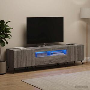VidaXL 5 darabos LED TV szekrény Szürke Sonoma Szerelt Fa