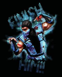 Művészi plakát Mortal Kombat - Finish him, (26.7 x 40 cm)