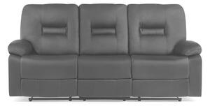Kétszemélyes kanapé Barnet 2 (szintetikus bőr) (fekete). 1008548