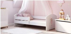 Kobi Luk Ifjúsági ágy matraccal 140x70cm - fehér - Többféle matricával