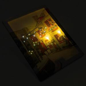 Falikép NEXOS Restaurant 30 x 40 cm - 32x LED
