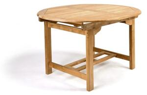 DIVERO Kerti asztal széthúzható 120-170 cm tíkfa