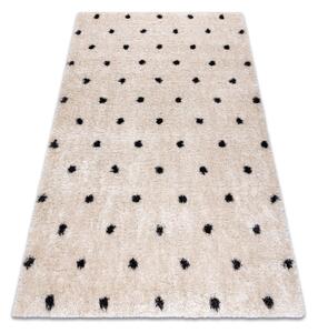 Bézs-fekete pöttyös FEBIE szőnyeg Méret: 160x220 cm