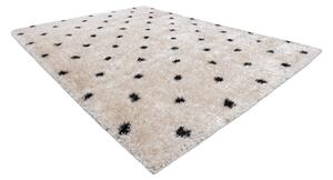 Bézs-fekete pöttyös FEBIE szőnyeg Méret: 160x220 cm