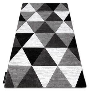 Fekete-fehér geometrikus TRIANGELL szőnyeg Méret: 80x150 cm