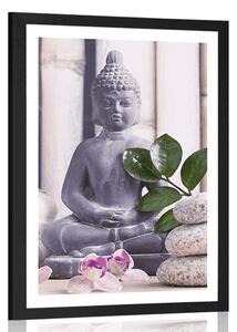 Poszter paszportuval wellness Buddha