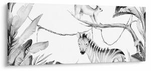 Kép - Akvarell dzsungel (120x50 cm)