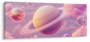 Kép - Rózsaszín bolygó (120x50 cm)