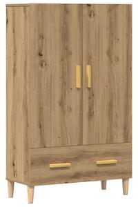 Highboard artisan tölgy 70x31x115 cm gépi úton előállított fa