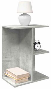 Betonszürke szerelt fa éjjeliszekrény 46,5x29x61 cm