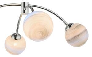 Dar lighting modern mennyezeti lámpa izzy csiszolt króm sokszínű darizz0450-07