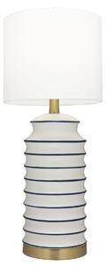 Cosmolight modern asztali lámpa coastal fehér sárgaréz cost01026br-wh