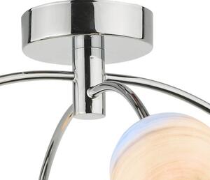 Dar lighting modern mennyezeti lámpa izzy csiszolt króm sokszínű darizz0450-07