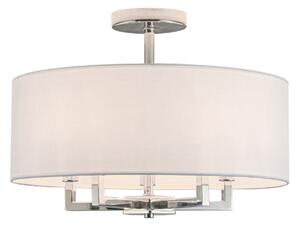 Cosmolight modern mennyezeti lámpa lille nikkel cosc05951ni-wh