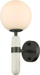 Cosmolight glamour modern fali lámpa la spezia fehér fekete cosw01350bk