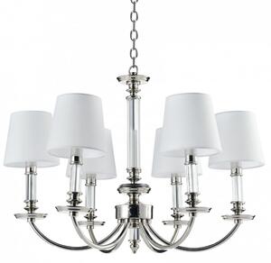 Cosmolight modern csillár siena fehér nikkel cosp06308ni-wh