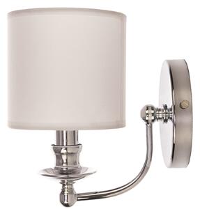 Cosmolight glamour klasszikus fali lámpa abu dhabi fehér króm cosw01888ch-wh